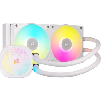 Corsair iCUE LINK TITAN 240 RX RGB White AIO, 240mm Radiator, Liquid CPU Cooler - Metoo (1)