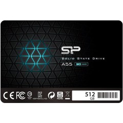 Silicon Power Ace - A55 512GB SSD SATAIII (3D NAND) 3D NAND, SLC Cache, 7mm 2.5'' Blue - Max 560/<wbr>530 MB/<wbr>s - Full Capacity