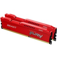 KINGSTON DRAM 16GB 1866MHz DDR3 CL10 DIMM (Kit of 2) FURY Beast Red EAN: 740617317961