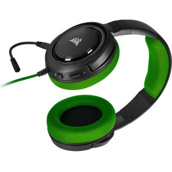 Corsair HS35 STEREO Gaming Headset, Green (EU Version), EAN:0840006607595 - Metoo (4)