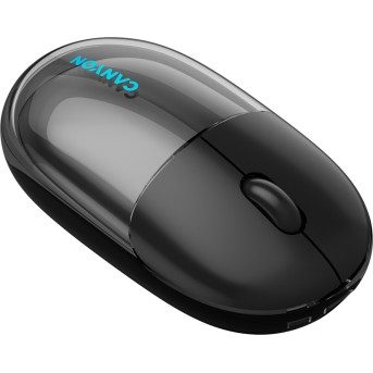 CANYON mouse OnClick 24 BT/ Wireless Transparent/Black в Metoo.kz - Metoo (8)