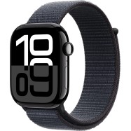 Apple Watch Series 10 GPS 42mm Jet Black Aluminium Case with Ink Sport Loop,Model A2997