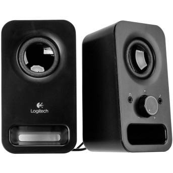 LOGITECH Z150 Stereo Speakers - MIDNIGHT BLACK - 3.5 MM - Metoo (1)