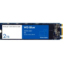 SSD WD Blue SA510 2TB SATA, M.2 2280, Read/<wbr>Write: 560/<wbr>520 MBps, IOPS 87K/<wbr>83K, TBW: 500