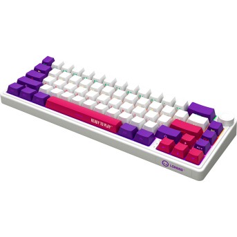 LORGAR KBP70MW, Wireless 65% Mechanical Gaming Keyboard Pro, White, EN/RU layout в Metoo.kz - Metoo (2)