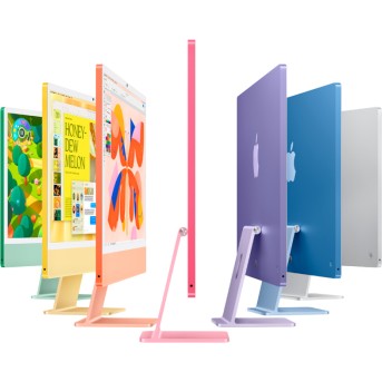 24-inch iMac with Retina 4.5K display: Apple M4 chip with 8‑core CPU and 8‑core GPU, 16GB, 256GB SSD - Silver,Model A3247 в Metoo.kz - Metoo (5)