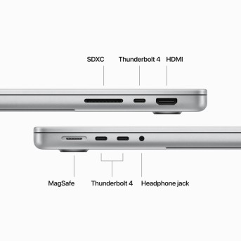 14-inch MacBook Pro: Apple M3 Pro chip with 11‑core CPU and 14‑core GPU, 512GB SSD - Silver,Model A2992 - Metoo (10)
