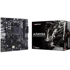 BIOSTAR MB AM4 A520 2-DIMM DDR4 4 x SATA III 1 x M.2 1 x DP Port 1 x HDMI Port 1 x LAN port Micro ATX