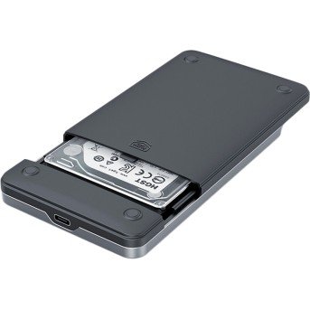 Netac WH12S 2.5 SATA to USB3.0 External HDD/SSD Case, Slide Transparent Cover, with USB3.0 C to C cable в Metoo.kz - Metoo (3)