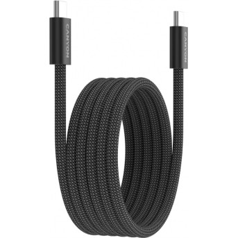 CANYON cable OnWire 60MG C-C 60W Magnet Braided 1m Black - Metoo (5)