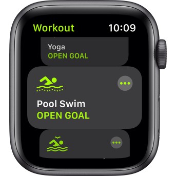 Apple Watch SE GPS, 44mm Space Gray Aluminium Case with Black Sport Band - Regular, Model A2352 - Metoo (3)