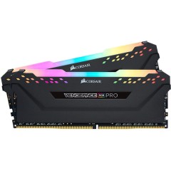 Corsair DDR4, 3200MHz 32GB 2x16GB Dimm, Unbuffered, 16-20-20-38, XMP 2.0, Vengeance RGB Pro black TUF Gaming Heatspreader, RGB LED, Black PCB, 1.35V, Asus TUF Edition, EAN:0840006633693