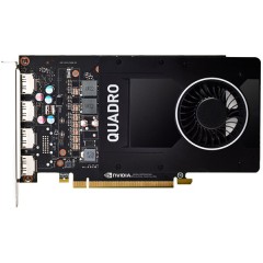 PNY NVIDIA QUADRO P2200 5GB GDDR5, 160-bit, PCIEx16 3.0, DP 1.4 x4, Active cooling, TDP 75W, FP, Bulk (1 × DP to DVI (SL), 1 × Quick Installation Guide included)