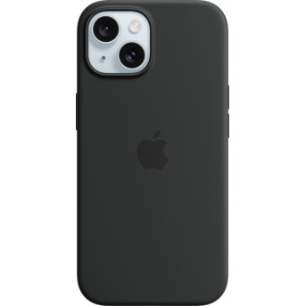 iPhone 15 Silicone Case with MagSafe - Black,Model A3123 - Metoo (3)