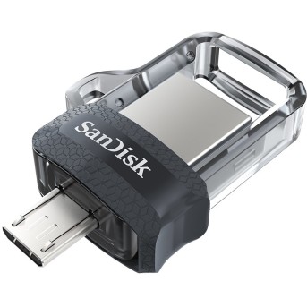 SanDisk Ultra Dual Drive m3.0 128GB Grey & Silver; EAN: 619659149697 - Metoo (1)