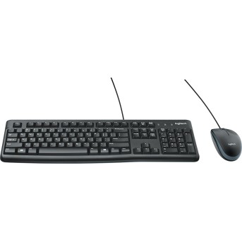 LOGITECH MK120 Corded Combo - BLACK - USB - RUS - Metoo (3)