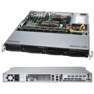 Supermicro 1.1U Chassis for motherboard support size: (12" x 10") (9.6" x 9.6"), 4 x 3.5" hot-swap SAS/SATA drive bay with SES2, 1U 4-Port 12Gbps Backplane Support 4x3.5" SAS3/SATA3 HDD/SSD