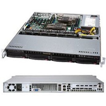 Supermicro 1.1U Chassis for motherboard support size: (12" x 10") (9.6" x 9.6"), 4 x 3.5" hot-swap SAS/<wbr>SATA drive bay with SES2, 1U 4-Port 12Gbps Backplane Support 4x3.5" SAS3/<wbr>SATA3 HDD/<wbr>SSD - Metoo (1)