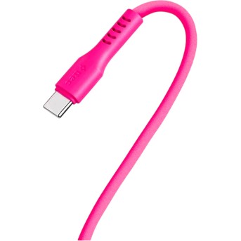 ttec USB-C - USB-C 60W PD/QC Fast Charging/Data Cable, 120cm, Neon Pink в Metoo.kz - Metoo (4)