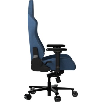 LORGAR Ace 422, Gaming chair, Anti-stain durable fabric, 1.8 mm metal frame, multiblock mechanism, 4D armrests, 5 Star aluminium base, Class-4 gas lift, 75mm PU casters, Blue - Metoo (3)