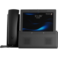 Ubiquiti UniFi UTP-G3-Touch-Wall wall-mountable smartphone for UniFi Talk, featuring a 7 touch di..