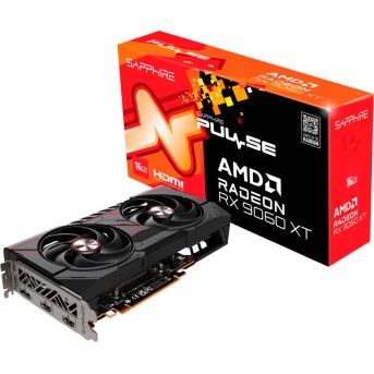 SAPPHIRE PULSE AMD RADEON RX 9060 XT GAMING OC 16GB DUAL HDMI / DP в Metoo.kz - Metoo (1)