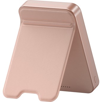 SATECHI Qi2 10K Magnetic Power Bank with Stand (Desert Rose) в Metoo.kz - Metoo (2)