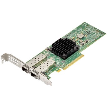 Сетевой адаптер Broadcom NetXtreme P225p (BCM957414A4142CC) 2x25GbE SFP28, PCIe3x8, Ethernet Adapter, LP + FH brackets incl, BOX - Metoo (1)