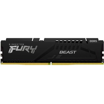Kingston 32GB 6400MT/s DDR5 CL32 DIMM (Kit of 2) FURY Beast Black EXPO в Metoo.kz - Metoo (1)