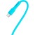 ttec USB-C - USB-C 60W PD/QC Fast Charging/Data Cable, 120cm, Neon Blue в Metoo.kz - Metoo (4)