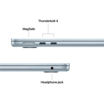 MacBook Air 13-inch,Sky Blue,Model A3449,M5 CHIP WITH 10C CPU, 10C GPU,16GB unified memory,70W Dual USB-C Power Adapter,1TB SSD storage,Two Thunderbolt 4 Ports,Touch ID,Liquid Retina display,Force Touch Trackpad, KEYBOARD-SUN в Metoo.kz - Metoo (8)