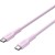 CANYON cable OnWire 60CL C-C 60W COLOR Braided 1m Pink в Metoo.kz - Metoo (2)