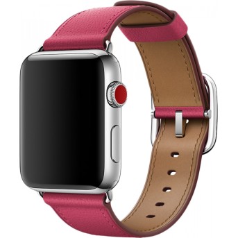 Ремешок для Apple Watch 42mm Pink Fuchsia Классическая пряжа - Metoo (1)