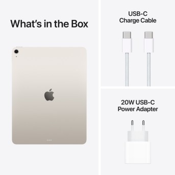 13-inch iPad Air Wi-Fi 256GB - Starlight,Model A3461 в Metoo.kz - Metoo (12)