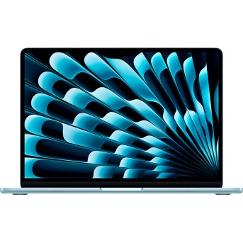 13-inch MacBook Air: Apple M4 chip with 10-core CPU and 10-core GPU, 24GB, 512GB SSD - Sky Blue,Model A3240 в Metoo.kz - Metoo (1)