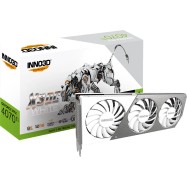 Inno3D Video Card GeForce RTX 4070 Ti X3 OC WHITE 12GB GDDR6X 192-bit 2640 21Gbps 3xDP+HDMI Dual Slot