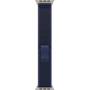 49mm Blue Trail Loop - S/M - Natural Titanium Finish