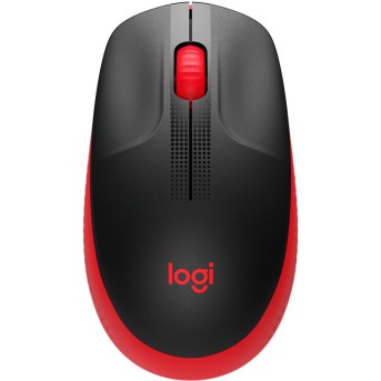 LOGITECH M190 Full-size wireless mouse - RED - 2.4GHZ - EMEA - M190 - Metoo (1)