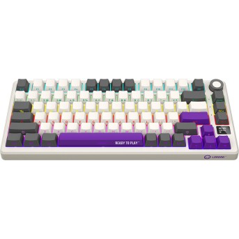 LORGAR KBP7075W, Wireless 75% Mechanical Gaming Keyboard Pro, Beige, EN/RU layout в Metoo.kz - Metoo (3)