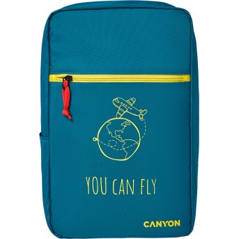 CANYON cabin size backpack for 15.6" laptop,polyester,dark green - Metoo (1)