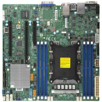 Серверная материнская плата SuperMicro X11SPM F Bulk Motherboard Single Socket P (LGA 3647) supported, CPU TDP support 165W. - Metoo (1)
