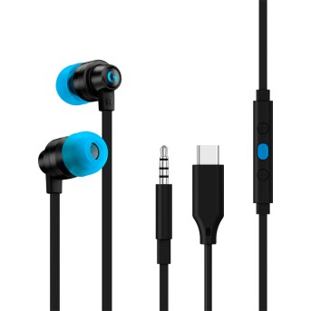 LOGITECH G333 Wired Gaming Earphones - BLACK - 3.5 MM в Metoo.kz - Metoo (2)