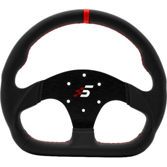 SIMAGIC D-Shaped Steering wheel without HUB, 325mm, Leather. S403 - Metoo (1)