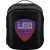 LEDme backpack, animated backpack with LED display, Nylon+TPU material, Dimensions 42*31.5*20cm, LED display 64*64 pixels, black - Metoo (1)