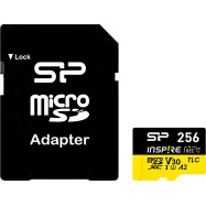 SILICON POWER, TF_SDXC UHS-IU3 A2,256GB,V30,Inspire,DDR200,W/A
