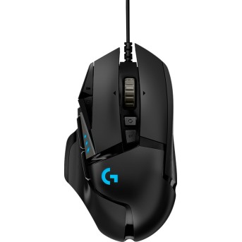 LOGITECH G502 Corded Gaming Mouse - HERO - BLACK - USB - EER2 - Metoo (1)