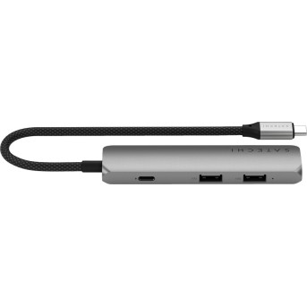 SATECHI 4-in-1 USB-C Slim Multiport Adapter 4K (Space Grey) - Metoo (4)