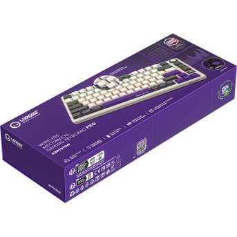 LORGAR KBP7075W, Wireless 75% Mechanical Gaming Keyboard Pro, Beige, EN/RU layout в Metoo.kz - Metoo (9)