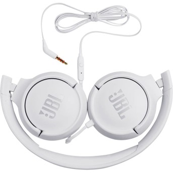 JBL Tune 500 - Wired On-Ear Headset - White - Metoo (4)