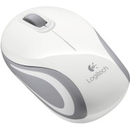 LOGITECH M187 Wireless Mini Mouse - WHITE